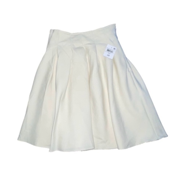 NWT  AND NOW THIS PLUS PLEATED TENNIS SKIRT Size 2X Bone (Ivory) - Picture 2 of 2
